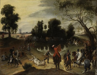 Landscape with a Robbery by Sebastian Vrancx